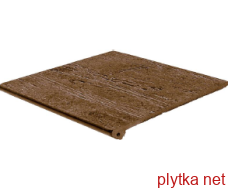 Плитка Клинкер PELD FIOR SILEX CORAL східці, 330х330 коричневый 330x330x8 структурированная